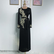 Load image into Gallery viewer, Abaya Dubai Muslim Hijab Dress Abayas For Women Moroccan Kaftan Caftan Turkish Dresses Prayer Islamic Clothing Robe Femme Oman