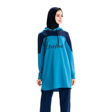 Load image into Gallery viewer, New Muslim Tracksuit Top Women Islamic dress Sweatshirt Muslim Sport Trainning Exercise Sweaters Conservative Hooded Coat Hoodie
