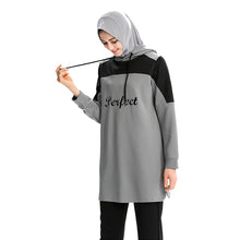 Load image into Gallery viewer, New Muslim Tracksuit Top Women Islamic dress Sweatshirt Muslim Sport Trainning Exercise Sweaters Conservative Hooded Coat Hoodie