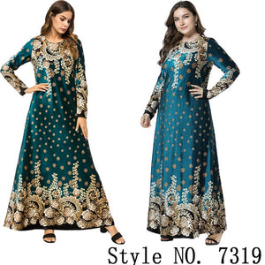 Muslim Women Long Sleeve Dubai Hijab Maxi Dress Arabic Kaftan Abaya Modest Islamic Uae Pakistani Turkey Kimono Jalabiya Dresses
