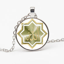 Load image into Gallery viewer, NEW! Gold Silver God Ala Ramadan Gift Necklace Women Men Jewelry Middle East Muslim Islamic Arab Ahmed Pendant Gift Choke Hot