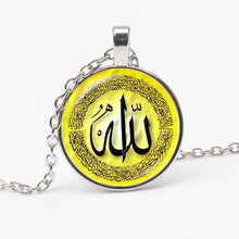 Load image into Gallery viewer, NEW! Gold Silver God Ala Ramadan Gift Necklace Women Men Jewelry Middle East Muslim Islamic Arab Ahmed Pendant Gift Choke Hot