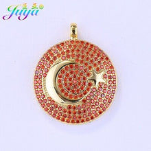 Load image into Gallery viewer, Aliexpress Dropshipping Turkish Crescent Walking Moon Suspension Pendant Sweater Necklace For Thanksgiving Day Christmas Gift