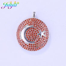 Load image into Gallery viewer, Aliexpress Dropshipping Turkish Crescent Walking Moon Suspension Pendant Sweater Necklace For Thanksgiving Day Christmas Gift