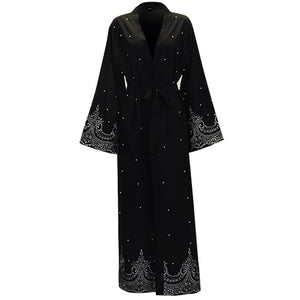 Ramadan Abayas For Women Muslim Hijab Dress Caftan Kimono Cardigan Abaya Kaftan Dubai Qatar UAE Oman Robe Femme Islamic Clothing