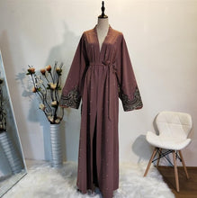 Load image into Gallery viewer, Ramadan Abayas For Women Muslim Hijab Dress Caftan Kimono Cardigan Abaya Kaftan Dubai Qatar UAE Oman Robe Femme Islamic Clothing